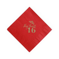 Red Beverage Napkins